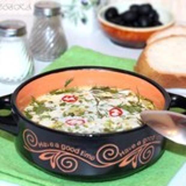 Картофельный суп со сливочным сыром и эстрагоном
