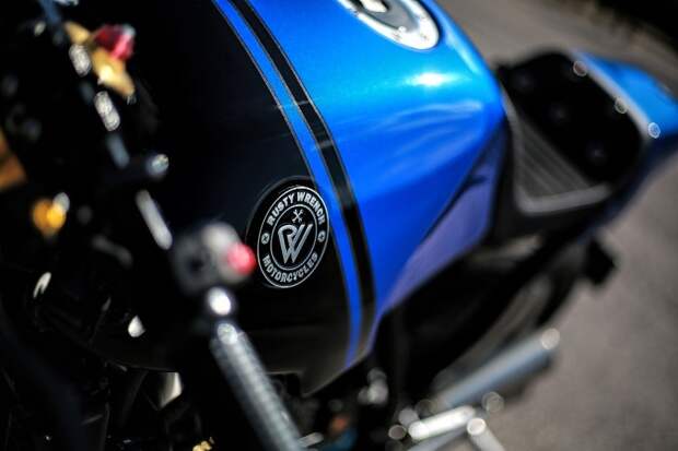 RW Motorcycles: кафе рейсер BMW K100 Blue Moon