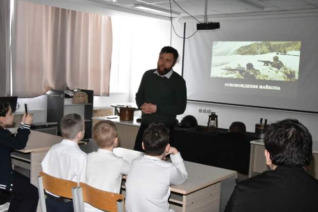 Эхо войны: Выездное мероприятие в Лицее № 34