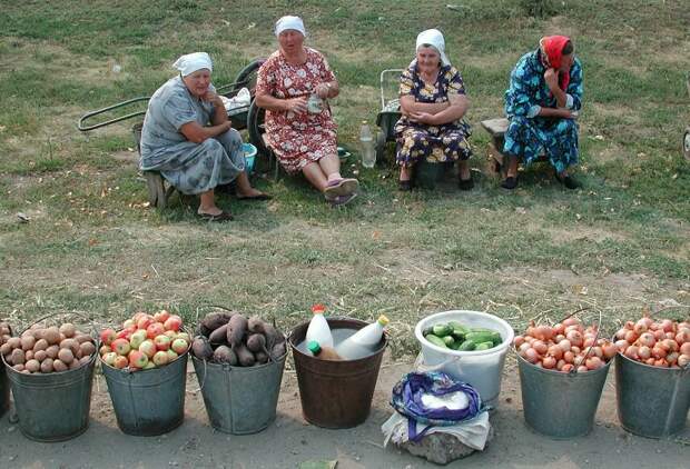 Символ Родины - бабушка с картошкой - это ужасно?