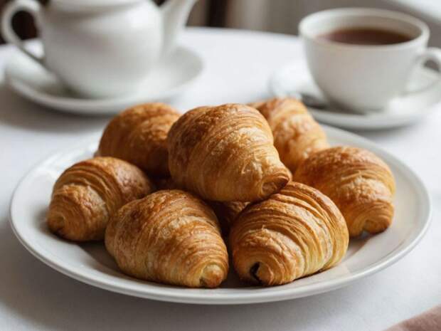 Сладость к чаю из 3 продуктов: рогалики получатся воздушными, как облака