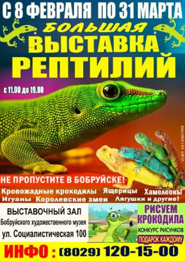 Покровский выставка рептилий