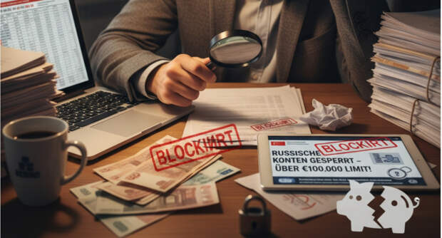 Российские счета в Германии блокируют из-за лимита в 100 тысяч евро