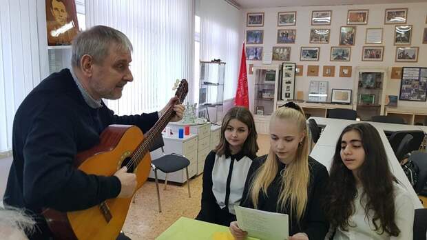 Владимир Высоцкий, школьный музей «Из прошлого в настоящее», школа 1375