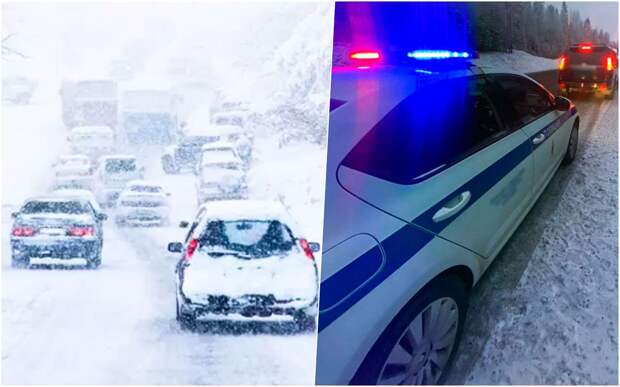 В РФ призвали не наказывать водителей за пересечение заснеженной разметки