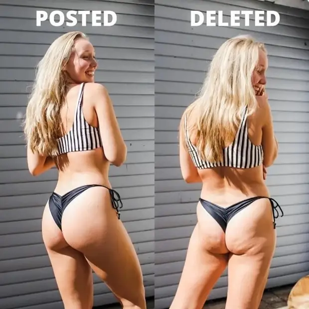 Датская блогерша показывает, как на самом деле выглядит во время съёмок "идеальных фото" для Instagram (26 фото)