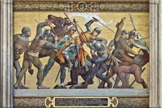Взятие Жанны д'Арк. Иллюстрация (1880 г.) Взятие Жанны д'Арк. Иллюстрация (1880 г.)