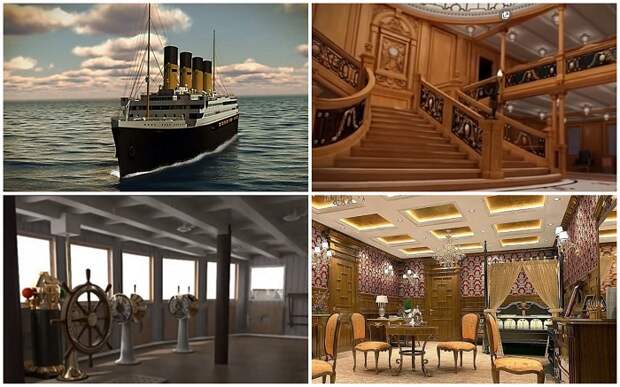 Будет воссоздан не только сам лайнер, но и маршрут следования легендарного «Титаника» .