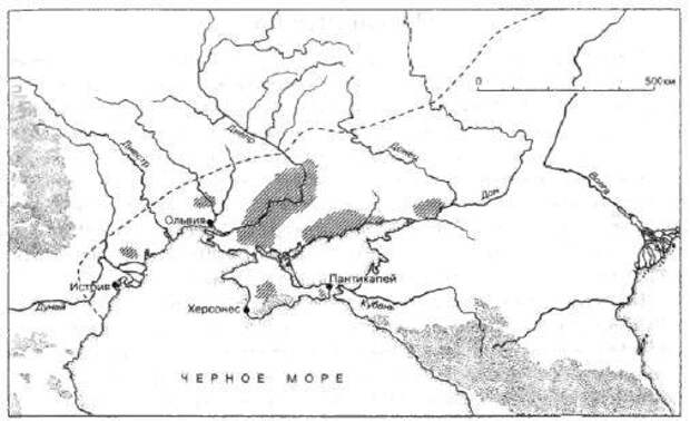 Карта северного причерноморья 5 2 веках до н э