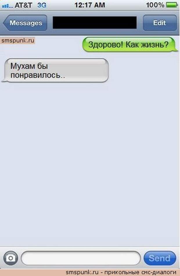 Убойные приколы СМС переписки (70 фото)