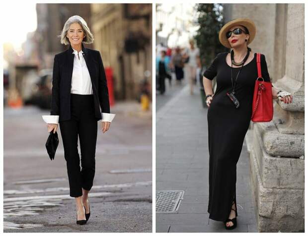 Как «дорого» носить черный цвет в 50+: советы стилиста