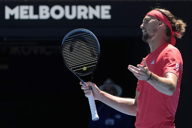 Немецкий теннисист Зверев во время матча AO-2026 выругался на русском языке