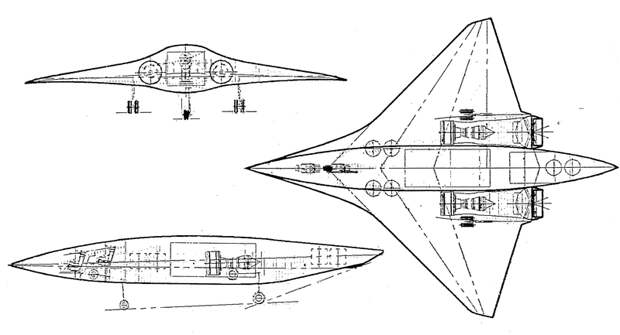 Boeing SOFA, вариант с турбореактивными подъёмными двигателями, 1988–1989 гг. - Специальный самолёт для специальных людей | Warspot.ru