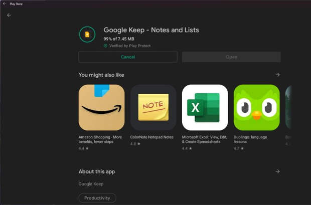 Энтузиаст установил магазин Google Play Маркет в Windows 11"