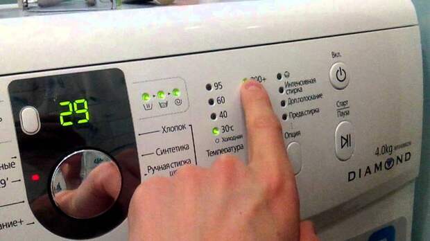 Режим отжима в стиральной машинке