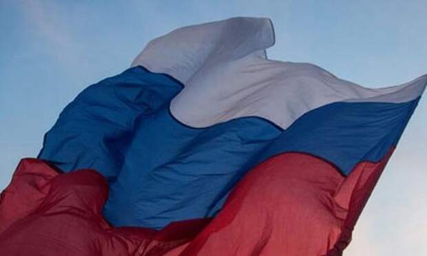 Над Мелитополем поднялся российский флаг
