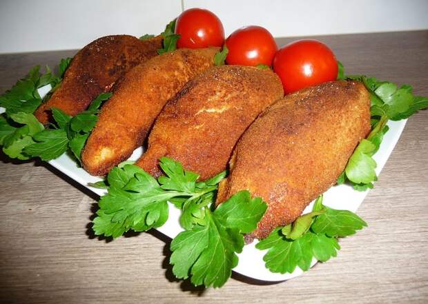Вкусная котлета по-киевски Вкусная котлета по-киевски