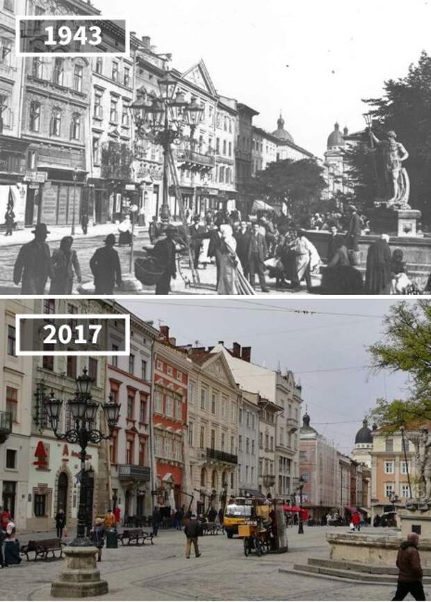 20 фотографий ″до и после″, показывающие, как изменился наш привычный мир