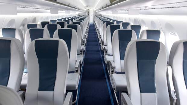 empty airplane cabin