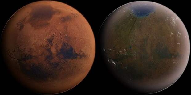 Глобальное потепление на Марсе.