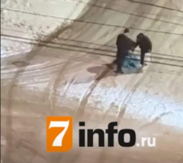 В центре Рязани были слышны крики и рёв, жители соседних домов не спали полночи