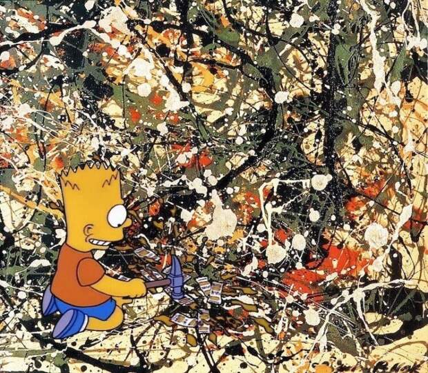Поклонник мультсериала Симпсоны переосмысливает классические полотна