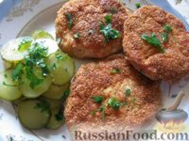 Фото к рецепту: Котлеты из куриного фарша