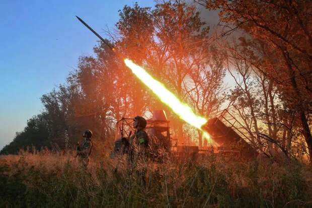 Армия России успешно уничтожает позиции РДК*. Фото © РИА Новости / Евгений Биятов