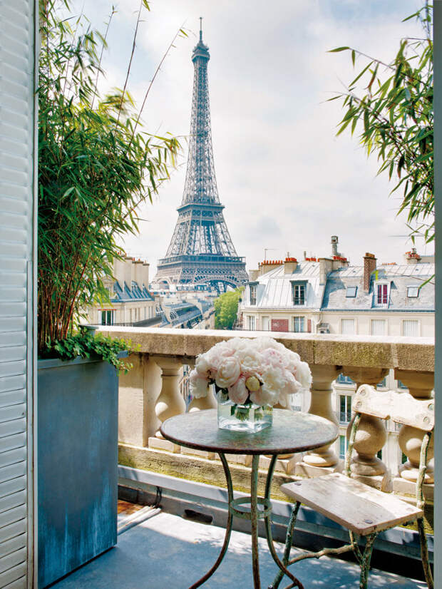 Терраса с видом на Эйфелеву башню: квартира мечты в Париже