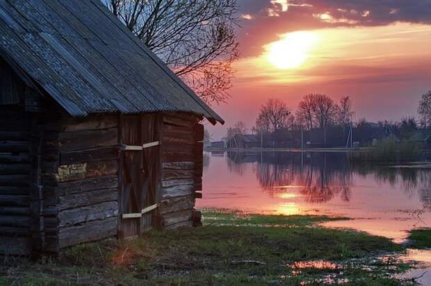 В деревне весной Деревня, Весна, Россия, Природа, Красота, Фотография, Длиннопост