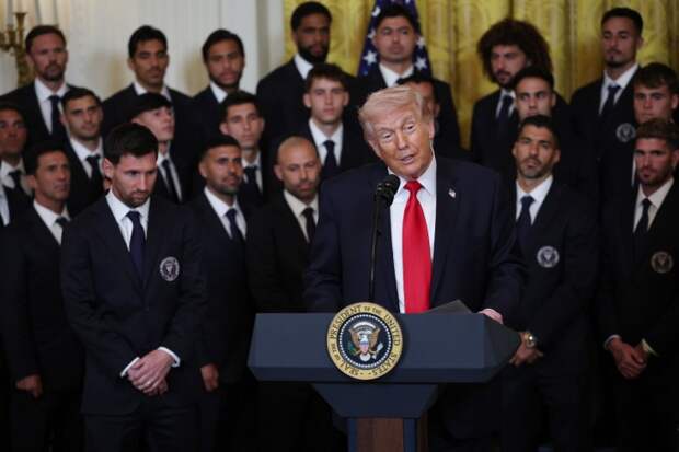 Месси и Трамп встретились в Белом доме во время чествования «Интер Майами»