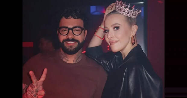 Ксения Собчак, Тимати и Джиган повеселились в ночном клубе в Москве