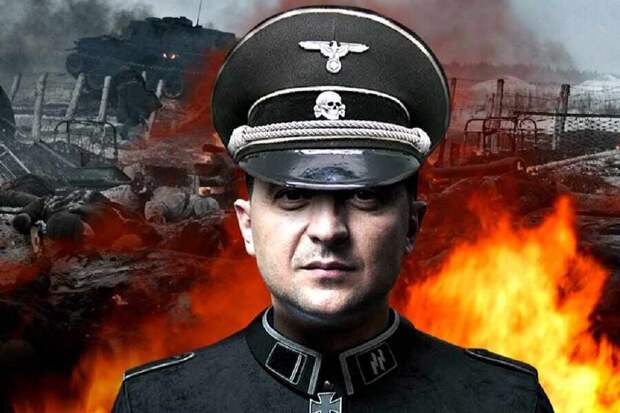 Украинский президент подался в косплей Гитлера. Юлия Витязева