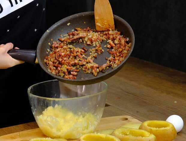 Фаршированный картофель, запеченный в духовке Картофель, Рецепт, Кулинария, Видео, Длиннопост