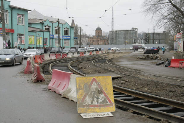 В Смоленске в районе Колхозной площади изменят схему движения транспорта