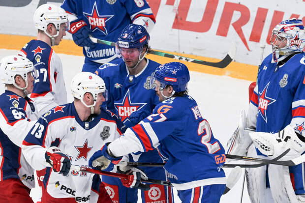 ЦСКА одолел СКА в четвертом матче 1/8 финала КХЛ