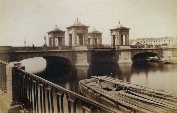 Старо-Калинкин мост через Фонтанку. 1880-е
