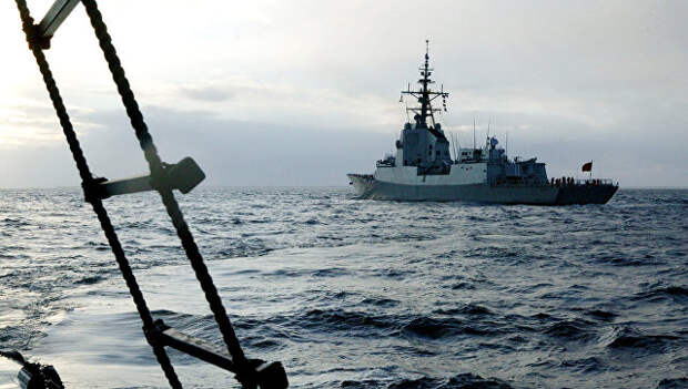 Боевые корабли НАТО. Архивное фото