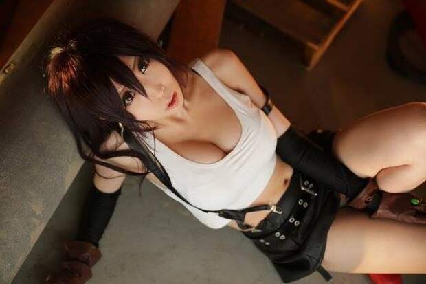 Тифа Локхарт (Final Fantasy VII) Косплей, азиатский косплей, Final fantasy, Final Fantasy VII, Tifa Lockhart, длиннопост