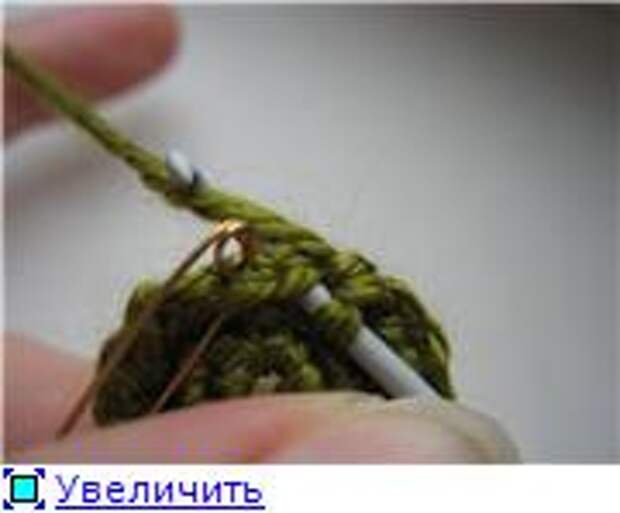 Переход на нить другого цвета при вязании крючком