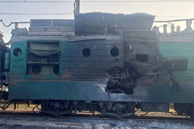 "Герани" атаковали парк локомотивов в Черниговской области