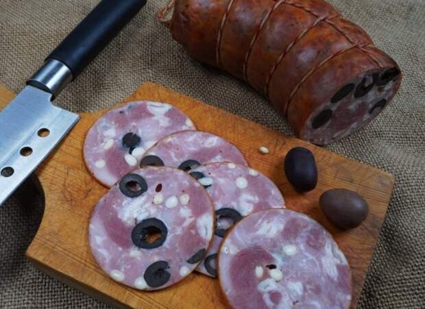 Пошаговый рецепт ветчины с маслинами и кедровыми орешками