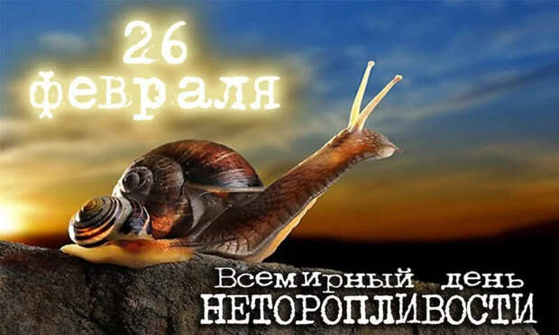 Прикольные открытки с днем неторопливости скачать бесплатно