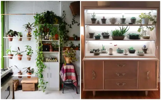 Подставки для растений своими руками: типы, материалы, фото