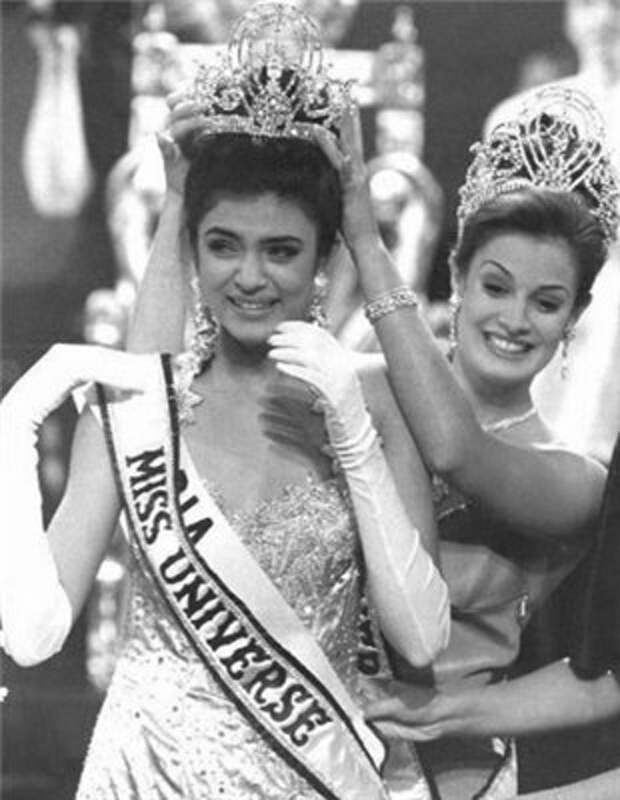 Коронация Сушмиты Сен Мисс Вселенная 1994 фото / Sushmita Sen Miss Universe 1994 photo