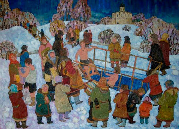 Крещение глазами русских художников