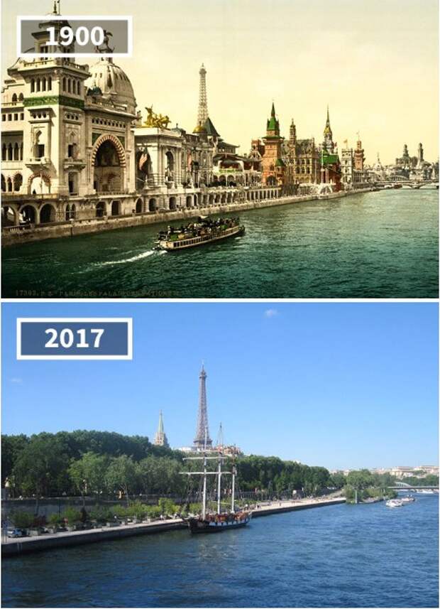 20 фотографий ″до и после″, показывающие, как изменился наш привычный мир