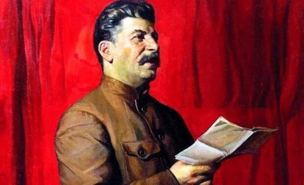 Иосиф Сталин, лидер благородно смотрит в светлое будущее, которое ждёт его впереди, и, следовательно, российское государство, Исаак Бродский, 1933 год. \ Фото: inforesist.org.