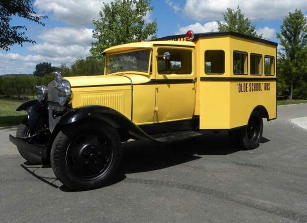 Сельский школьный автобус из 1930-х