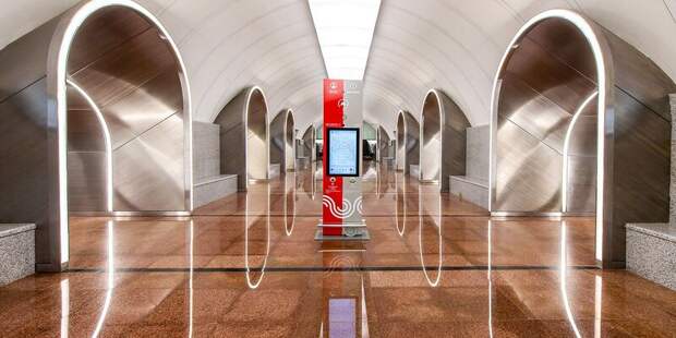 Второй вестибюль Рижского метрополитена: установлено более трети объема колец эскалаторного туннеля